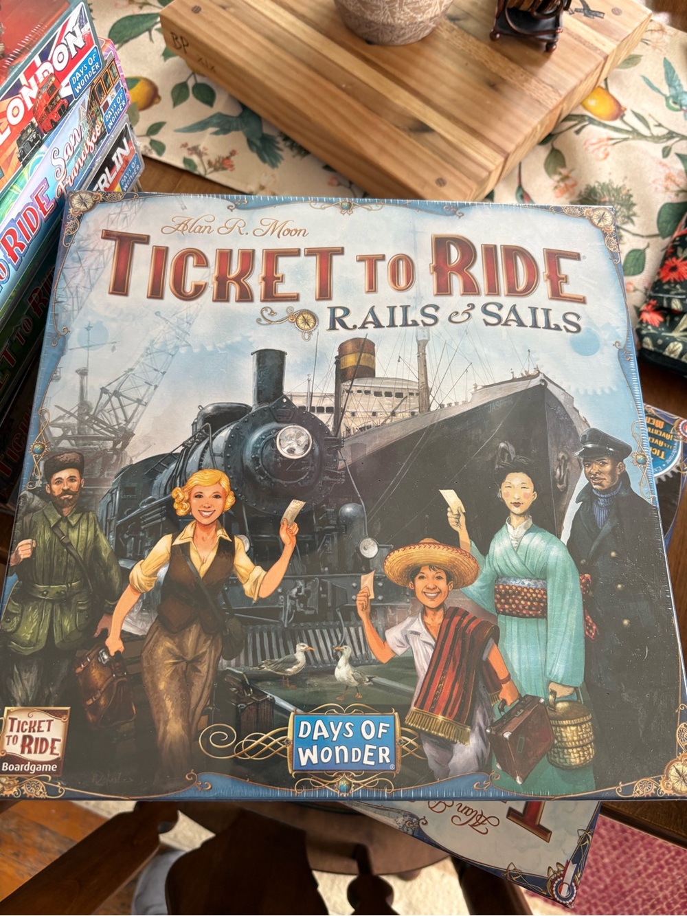 Ticket to Ride Board Game Rails and Sails